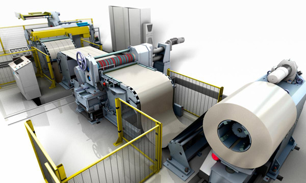 Рис. 3. Установка продольной резки трансформаторной стали Рис. 3. Установка продольной резки трансформаторной стали