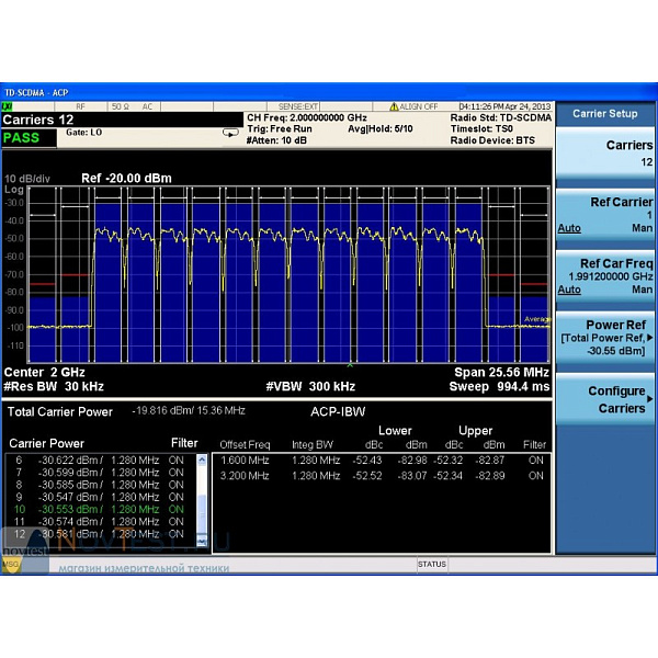 N9079A Измерительное приложение для TD-SCDMA/HSPA