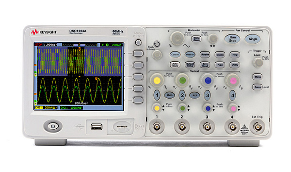DSO1004A Осциллограф: 60 МГц, 4 аналоговых канала